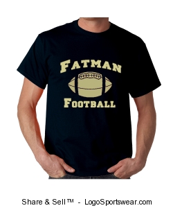 Fatman Football Official Tee Design Zoom